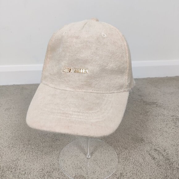 Steve Madden Women's Cap Beige Lined With Satin Warm Fall Winter Elegant Stylish - Picture 1 of 8